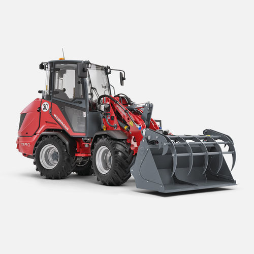Колесный погрузчик - 1390 - Weidemann - компактный / электрический / с кабиной