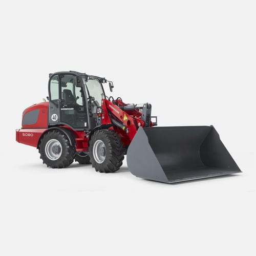 Колесный погрузчик - 5080 - Weidemann - с кабиной