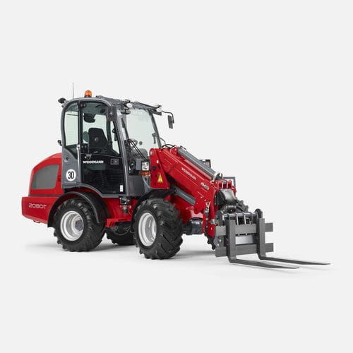 Телескопический погрузчик - 2080T - Weidemann - колесный / компактный / с кабиной