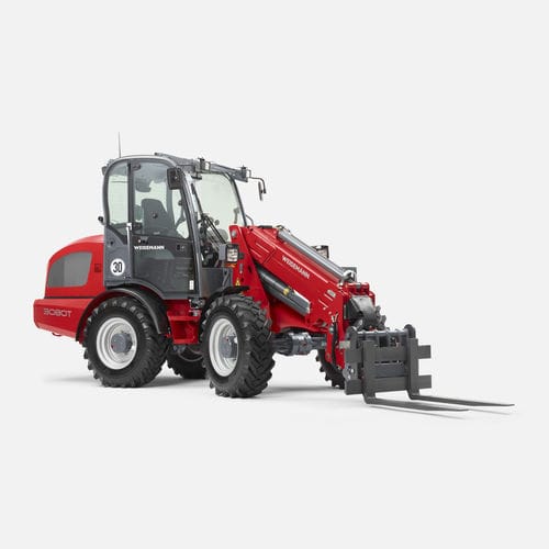 Телескопический погрузчик - 3080T - Weidemann - колесный / с кабиной / шарнирный