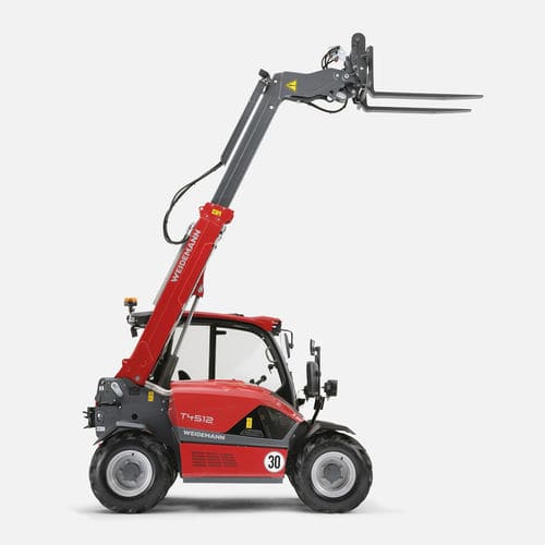 Сельскохозяйственный телескопический погрузчик - T4512  - Weidemann - поворотный