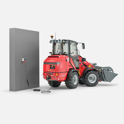 Колесный погрузчик - 1390e - Weidemann - электрический / с кабиной