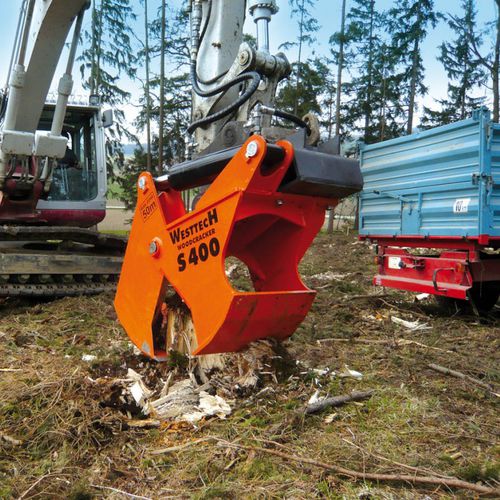 Вертикальный измельчитель пней - Woodcracker S series - Westtech Maschinenbau GmbH - навесной / с гидравлическим приводом