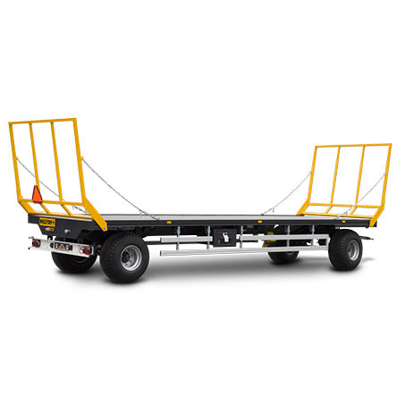 Прицеп-платформа - PRS-2S / S12 - WIELTON S.A. - двухосный / для тюков / 10 T ... 20 T
