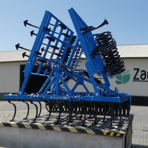 Навесной культиватор - 8486TS - ZAGRODA INTERNATIONAL Sp. z o.o. - с полевым катком / сцепка на три точки / с жесткими зубьями
