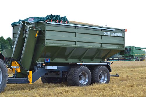 Перегрузочный прицеп - PBN-30 - Zavod Kobzarenka Ltd. - двухосный / для зерен / с пневматической тормозной системой