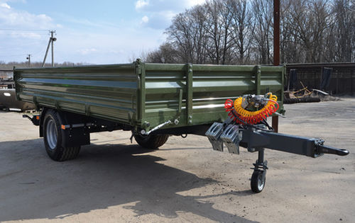 Прицеп с откидным бортом - TSP-6t - Zavod Kobzarenka Ltd. - одноосный / сельскохозяйственный / 0 T...10 T
