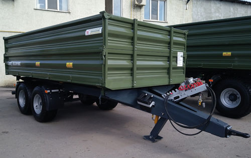 Прицеп с откидным бортом - TSP-10t - Zavod Kobzarenka Ltd. - двухосный / сельскохозяйственный / 8 тонн