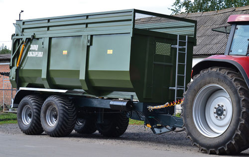 Опрокидной прицеп - TSP-20 - Zavod Kobzarenka Ltd. - двухосный / сельскохозяйственный / 10 T ... 20 T