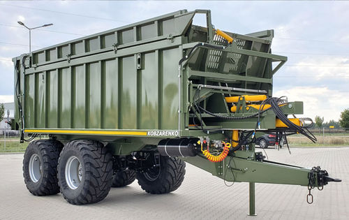 Прицеп самозагружающийся - TZP-22, TZP-27 Atlant - Zavod Kobzarenka Ltd. - двухосный / сельскохозяйственный / 20 тонн