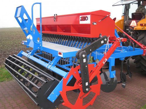 Пневматическая линейная сеялка - XL 3000/25 - ZINGER Mechanisatie BV - ZIBO Holland - дисковая / с зубьями / сцепка на три точки