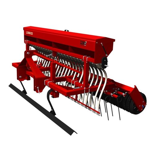 Пневматическая линейная сеялка - ZINGER Mechanisatie BV - ZIBO Holland - с зубьями / 2 ряда / для установки на трактор