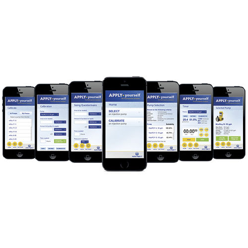 Мобильное приложение для управления - Apply Yourself App® - Agri-Inject - для орошения / для теплицы / Android