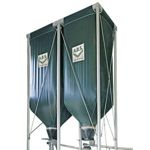 Зернохранилище для минералов - M series - A.B.S. Silo- und Förderanlagen GmbH - из ткани / с коническим дном