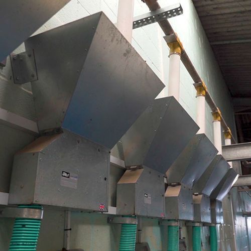 Загрузочная воронка для крупного рогатого скота - ATL - Agricultural Technology Ltd. - из стали / индивидуальная / настенное крепление