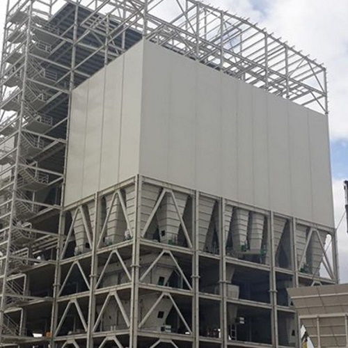 Квадратное зернохранилище - ALTINBILEK GRAIN HANDLING AND STORAGE SYSTEMS - для пшеницы / из гальванизированной стали / из нержавеющей стали