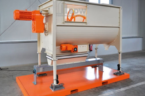 Горизонтальный винтовой смеситель - MI series - BDW Feedmill Systems GmbH & Co. KG - стационарный