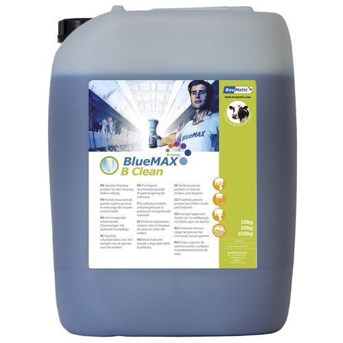 Раствор для очистки сосков после доения - BLUEMAX B CLEAN - Boumatic Robotics B.V. - для коров