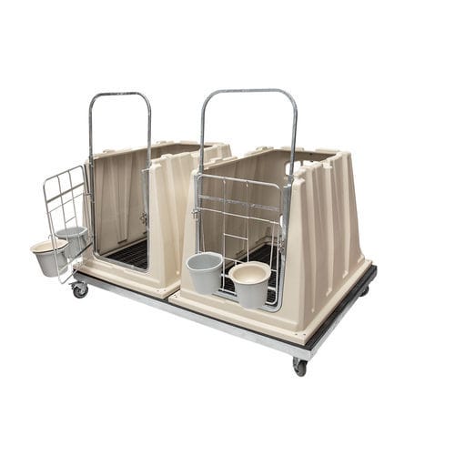 Будка для домашнего скота - 30 | 58 - Calf-Tel - L.T. Hampel GmbH - для телят / индивидуальная / из пластика