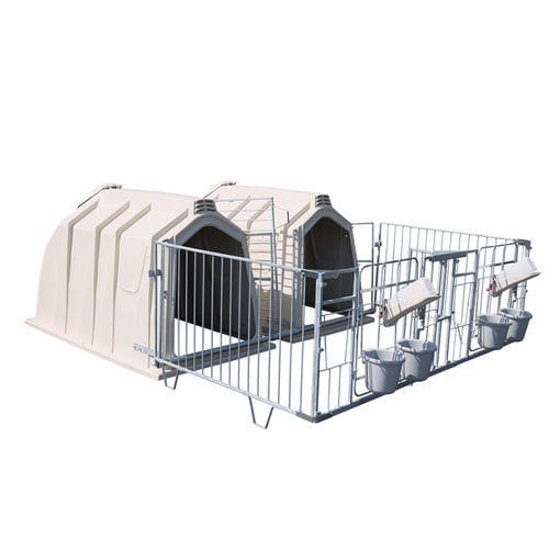 Решетка для будки для телят - Elite - Calf-Tel - L.T. Hampel GmbH - оцинкованная / для крупного рогатого скота