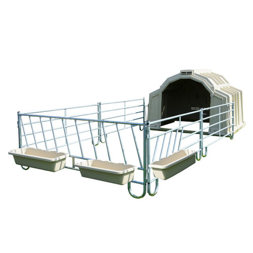 Решетка для будки для телят - Calf-Tel - L.T. Hampel GmbH - оцинкованная