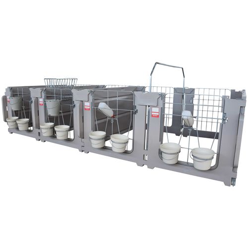 Будка для домашнего скота - Flex - Agri-Plastics Mfg. - для телят / коллективная / из стали