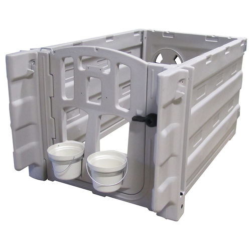 Будка для домашнего скота - Drop-In-Go - Agri-Plastics Mfg. - для телят / индивидуальная / из пластика