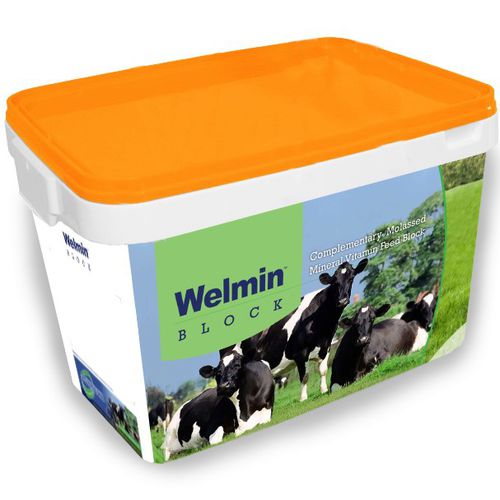 Лизунец для крупного рогатого скота - Welmin Optimate Omega 3 Energy & Protein Block - AGRITECH - с микроэлементами / с витаминами / с протеинами