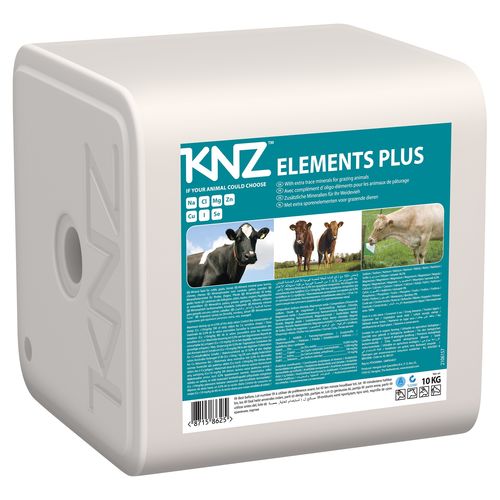Лизунец для крупного рогатого скота - ELEMENTS PLUS - Hengelo Salt Specialties B.V. (KNZ®) - с микроэлементами / с солью / для пастбищного скота