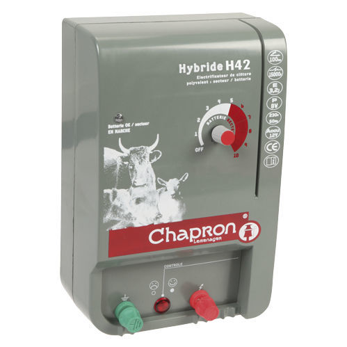 Блок питания электрического ограждения на аккумуляторе - HYBRIDE H42 - CHAPRON-LEMENAGER SAS