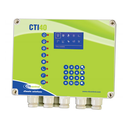 Климатический контроллер для сельскохозяйственных зданий - CTI40 - CTIcontrol - вентиляционный / для измерения температуры / влажности