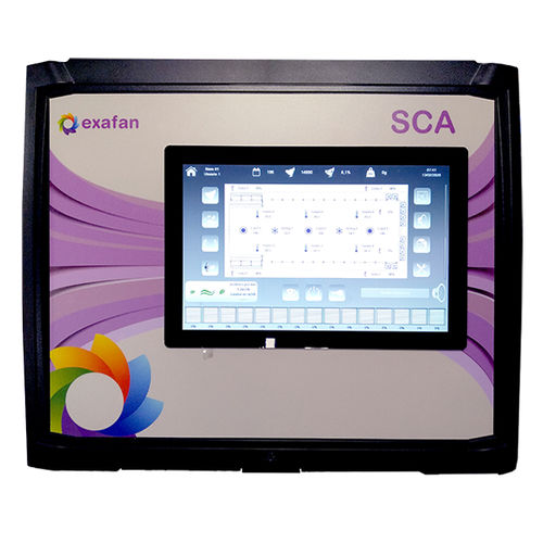Система контроля для освещения - SCA - EXAFAN - для счетчика яиц / для метеорологической станции / для регулирования расхода