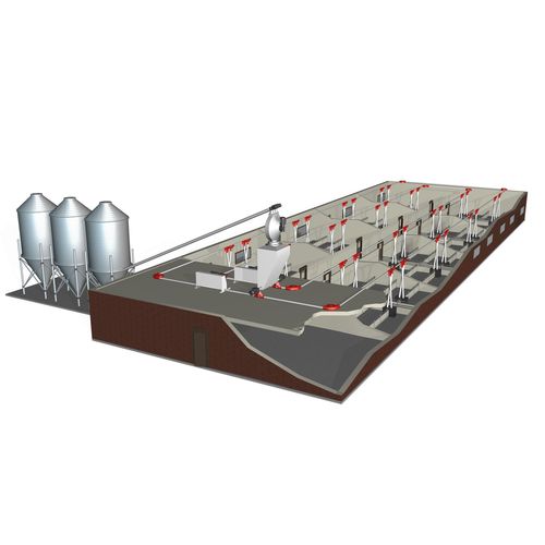 Оборудование для кормления для свинины - MultiPhase™ - Fancom B.V. - сухой корм