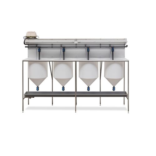 Инкубатор для яиц для рыбы - LARGE - 4 funnels - Aquaculture ID - воронкообразный