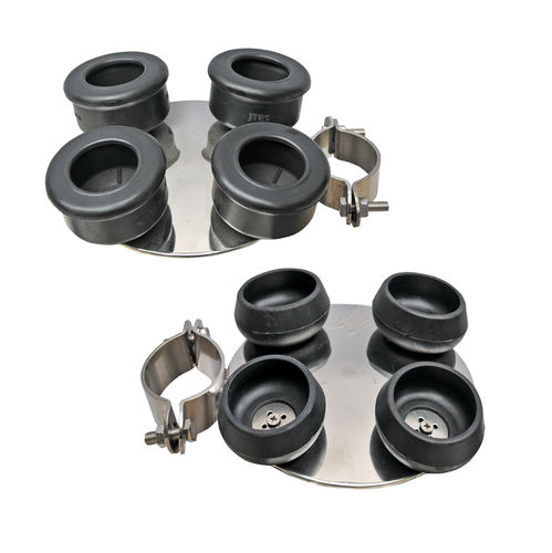 Платформа для мойки доильной связки из каучука - JTR1 Cups - Full-Laval Ltd. - из нержавеющей стали