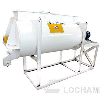 Горизонтальный винтовой смеситель - SHW series - Henan LONGCHANG Machinery Manufacturing Co., Ltd. - стационарный / с боковой разгрузкой / с 2 винтами