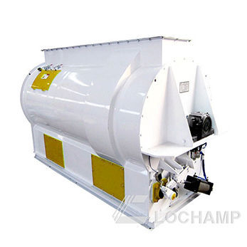 Горизонтальный винтовой смеситель - SLHY Series - Henan LONGCHANG Machinery Manufacturing Co., Ltd. - стационарный / с 2 винтами