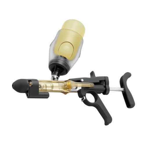 Автоматический ветеринарный шприц - HSW SAFE-MATIC® 2 ML - Henke-Sass, Wolf GmbH - из металла / автоматический / с флаконом