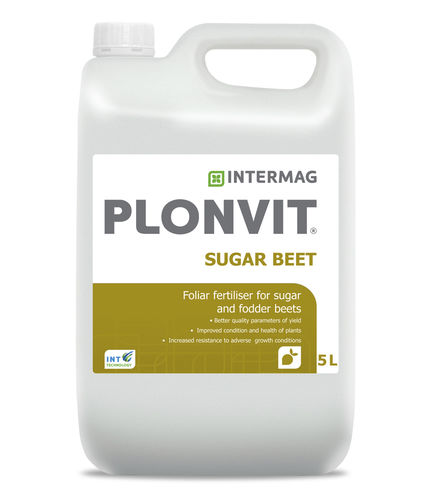 Органическое удобрение - PLONVIT SUGAR BEET - INTERMAG Sp. z o.o. - с микроэлементами / жидкость / для листвы
