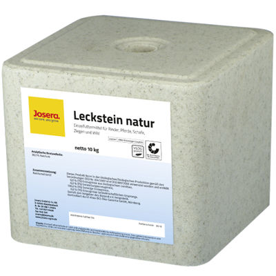 Лизунец для крупного рогатого скота - Leckstein natur - JOSERA Tierernährung - с солью / биологически чистый