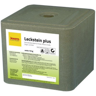 Лизунец для крупного рогатого скота - Leckstein plus - JOSERA Tierernährung - с солью / с микроэлементами / биологически чистый