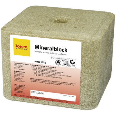 Лизунец для крупного рогатого скота - Mineralblock - JOSERA Tierernährung - с солью / с микроэлементами