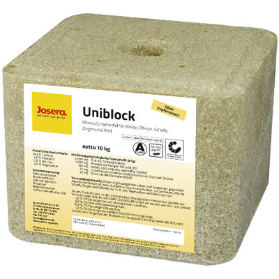 Лизунец для крупного рогатого скота - Uniblock - JOSERA Tierernährung - с солью / с микроэлементами / биологически чистый