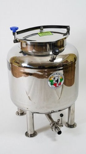 Резервуар для молока - MOOTECH-500L - JSC Mototecha - мобильный / вертикальный / из нержавеющей стали