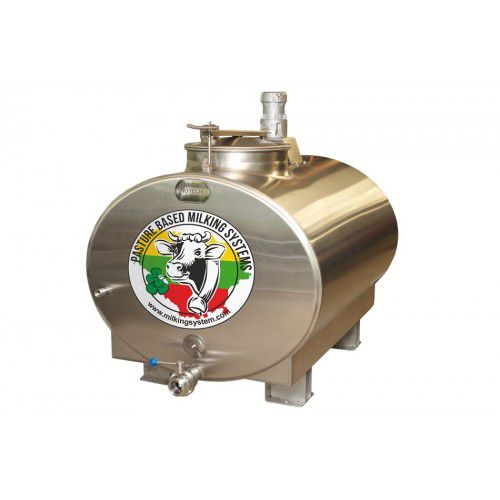 Резервуар для молока - MOOTECH-500L - JSC Mototecha - мобильный / горизонтальный / из нержавеющей стали