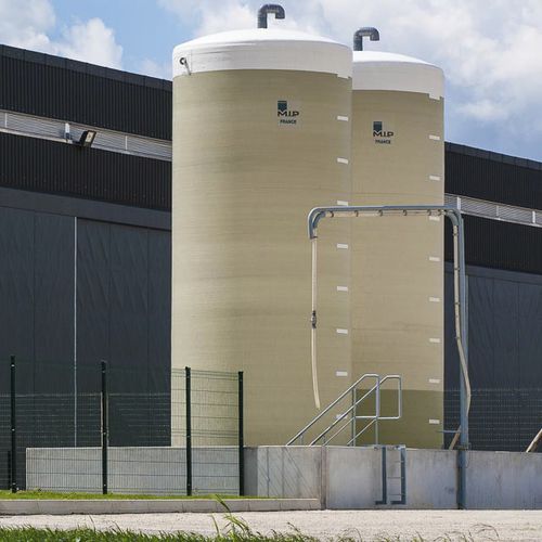 Зернохранилище для жидкостей - VBEW-VM	 - M.I.P. NV - Mertens Industrial Products - для удобрений / из полиэстера / круглое