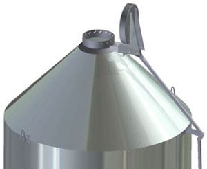 Крышка для бака - MAFA Silos AB - из нержавеющей стали
