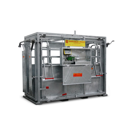 Станок для фиксации КРС с системой взвешивания - PM 1200 - MARECHALLE-PESAGE-Agrotechnic