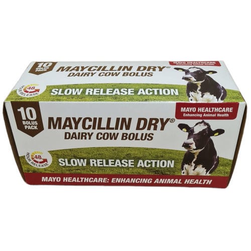 Болюс питание - Maycillin Dry - Mayo Healthcare - для крупного рогатого скота / внутрирубцевой / для увеличения сопротивляемости вымени