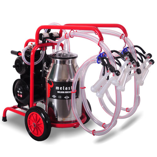 Доильная установка для коз - TKKC 4-PS - Melasty Milking Machines & Equipment - электрическая / мобильная